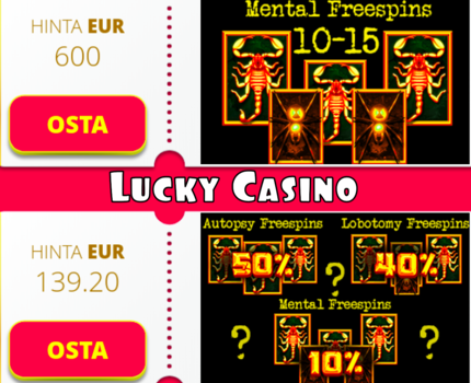 lucky casino riskitön bonus 25€ asti, ostobonus lucky casino