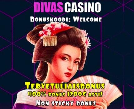 divas casino non sticky bonus,400% bonus, kasinobonukset-talletusbonukset-isot bonukset