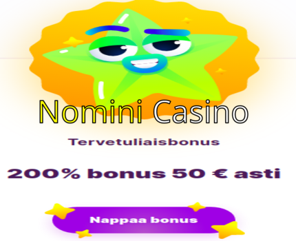 nomini casino 200% non sticky bonus-pikakasino