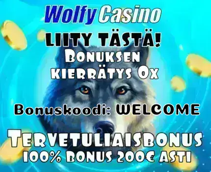 Wolfy casino 100 talletusbonus 200€ asti-Curacao nettikasino-bonuksen kierrätys 0x
