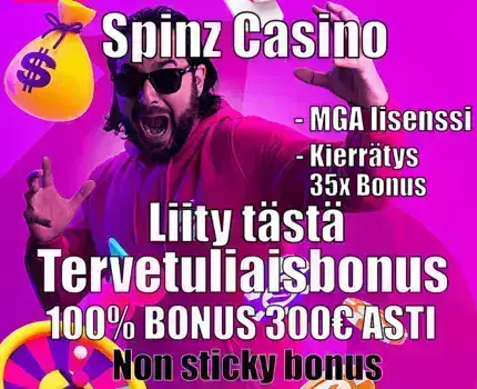 spinz casino banner