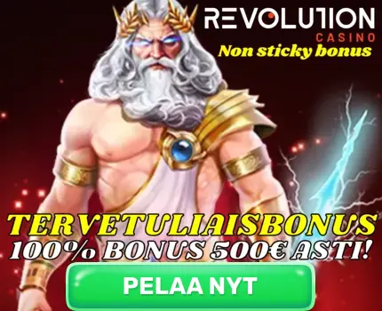 revolution casino banner-100% bonus 500€ asti