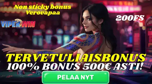 viperwin banner 100% bonus 500€ asti