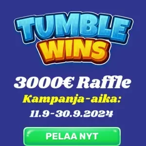 tumblewins logo 3000€ raffle